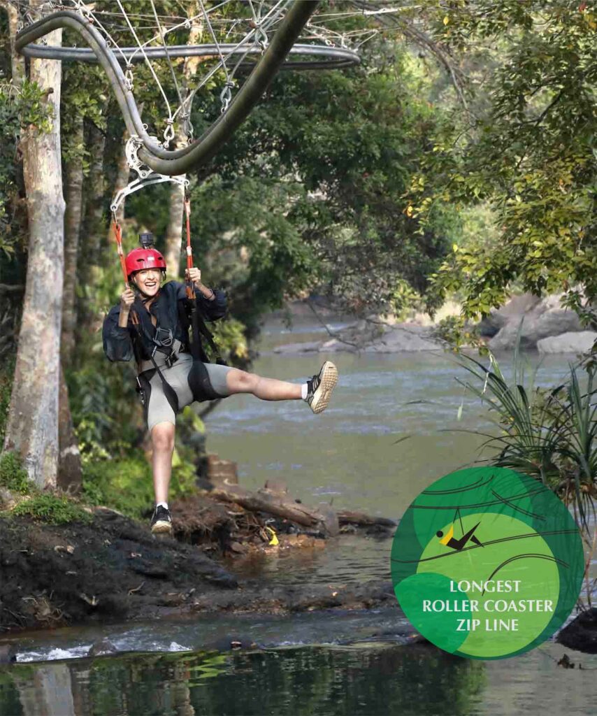 Whistling Woodzs Experience Roller Coaster Zip Line