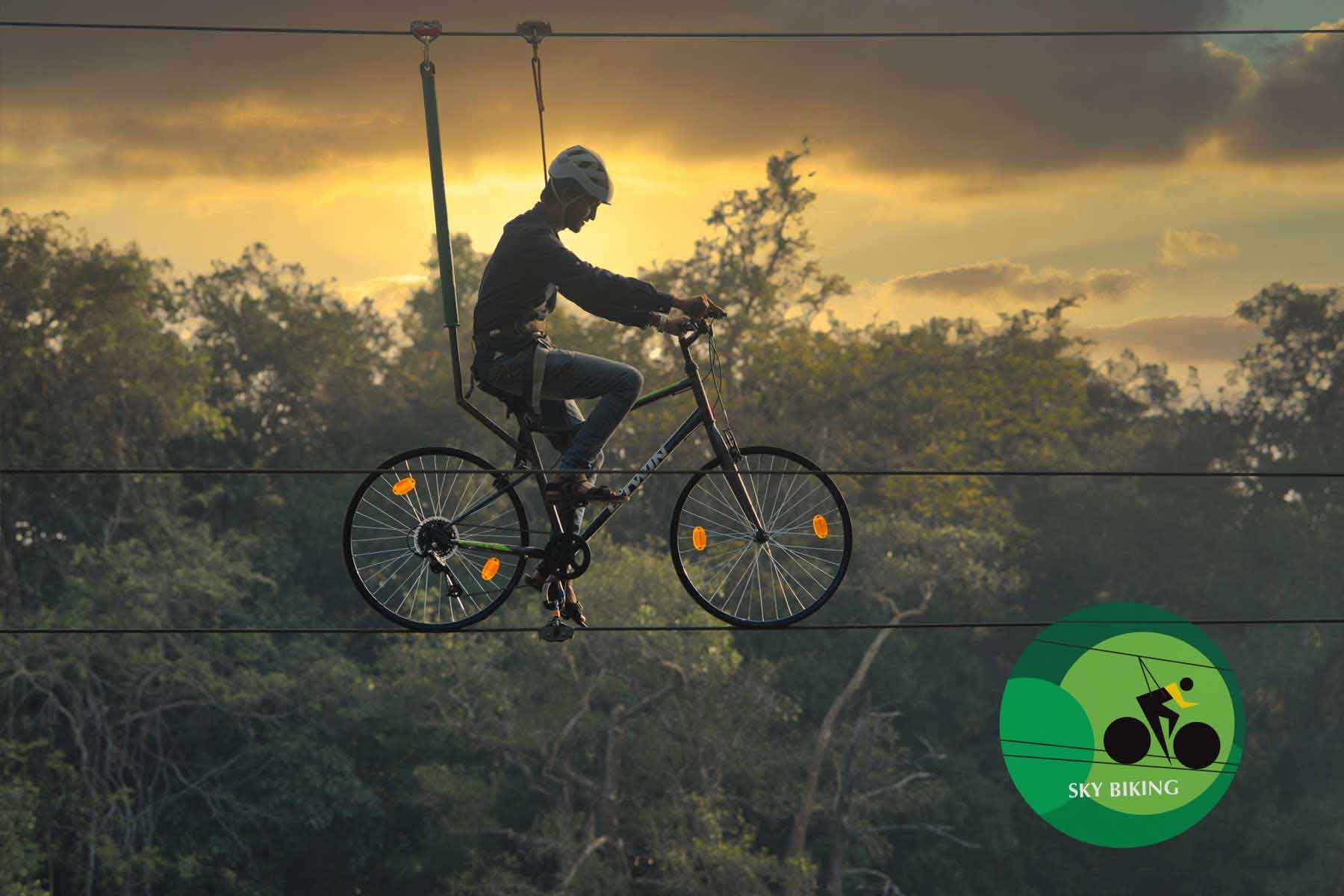 Whistling Woodzs Experience Sky Biking